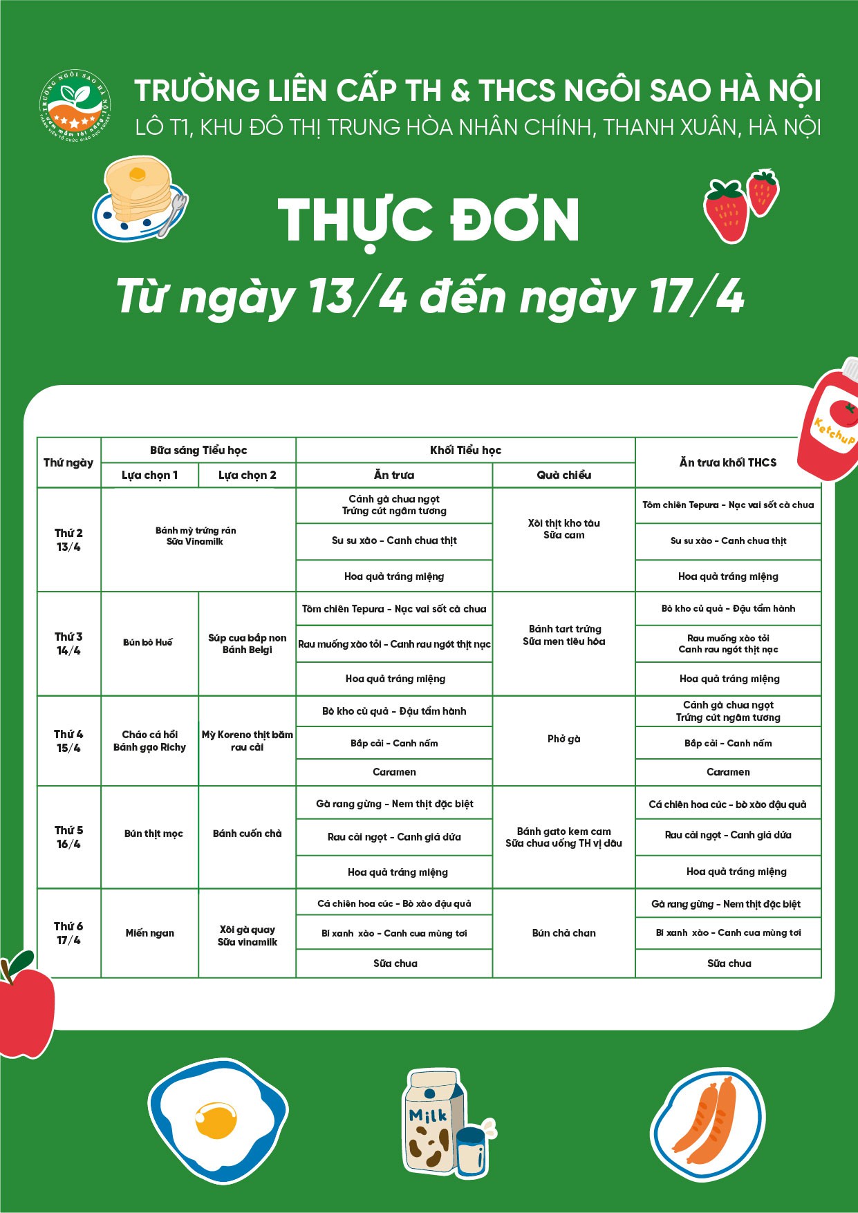 THỰC ĐƠN 13-4-01